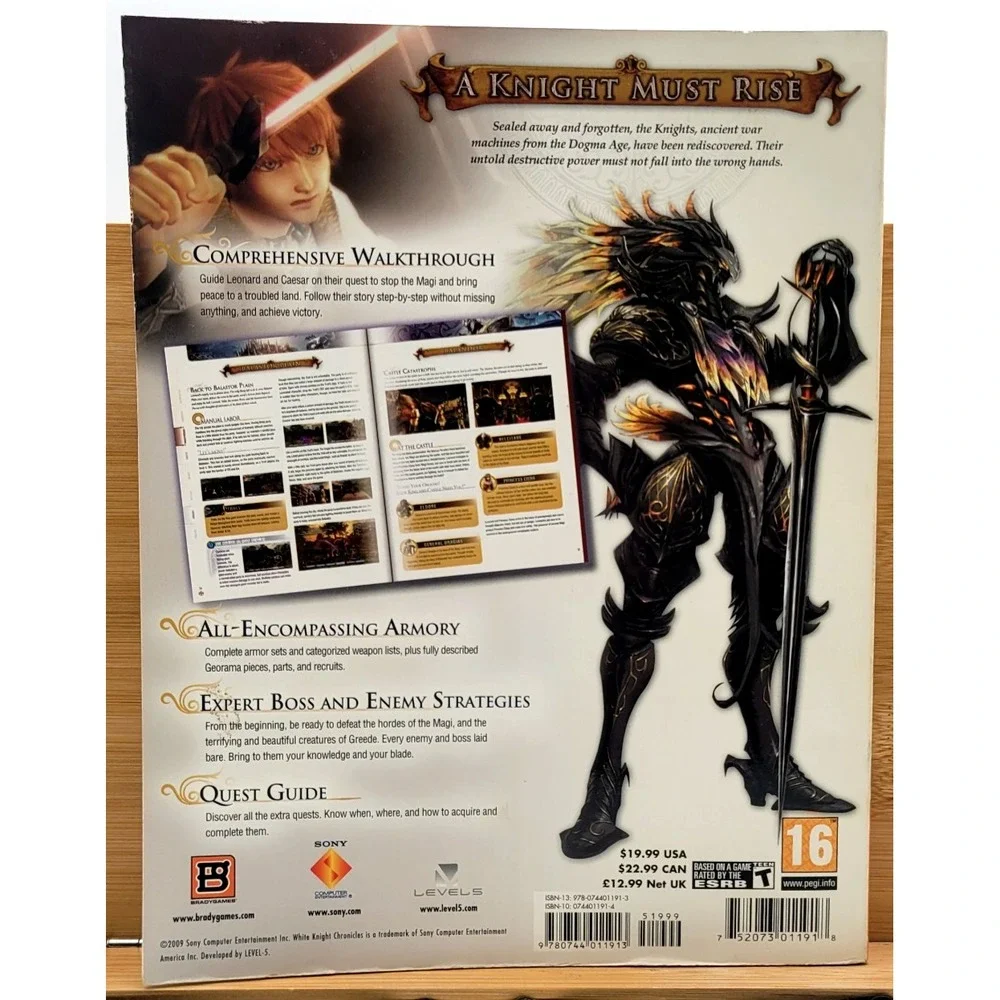 White‎ Knight Chronicles Signature Series Guide by BradyGames PS3